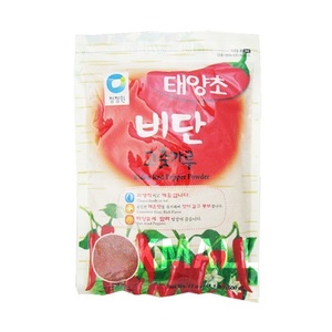 청정원 태양초비단 김치용 고추가루 500g: 유통기한